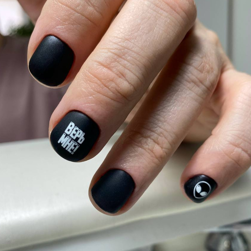 Мужской маникюр + покрытие + дизайн