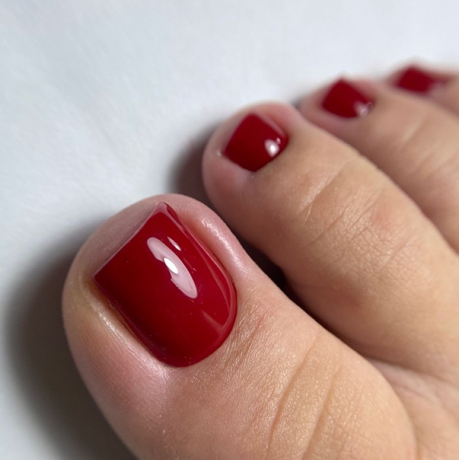 Педикюр полный с покрытием