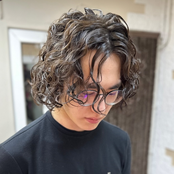 Завивка мужская корейская