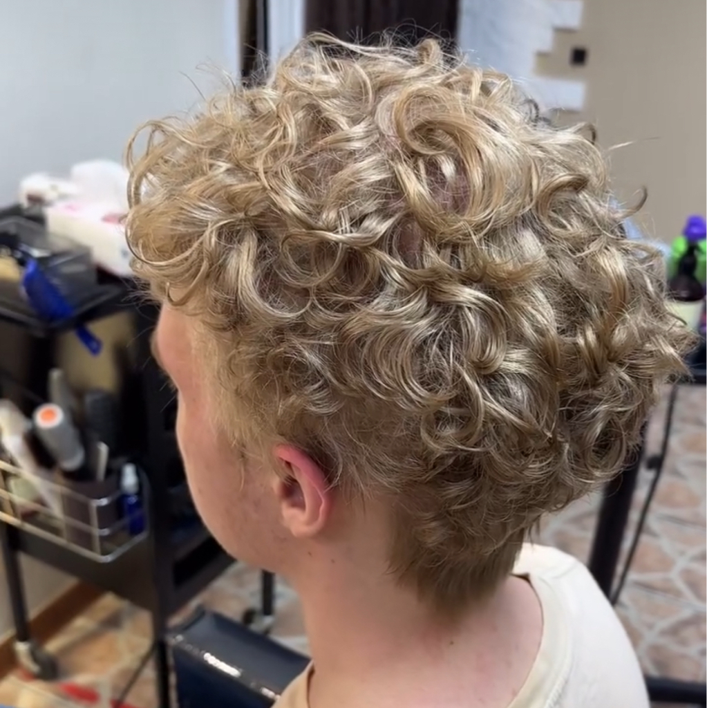 Завивка мужская повторная