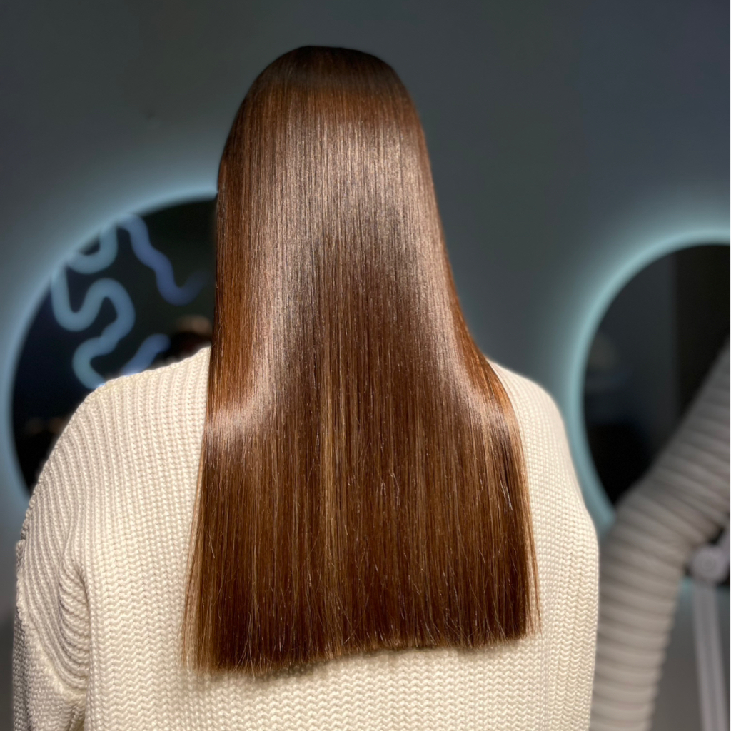 Комплексная реконструкция (подложка + кератин/ботокс + подравнивание кончиков)