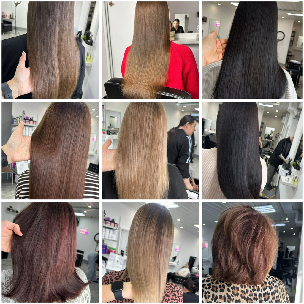 Однотонное окрашивание + холодное восстановление. Красим только тон в тон, не осветляем. Цена зависит от количества волос