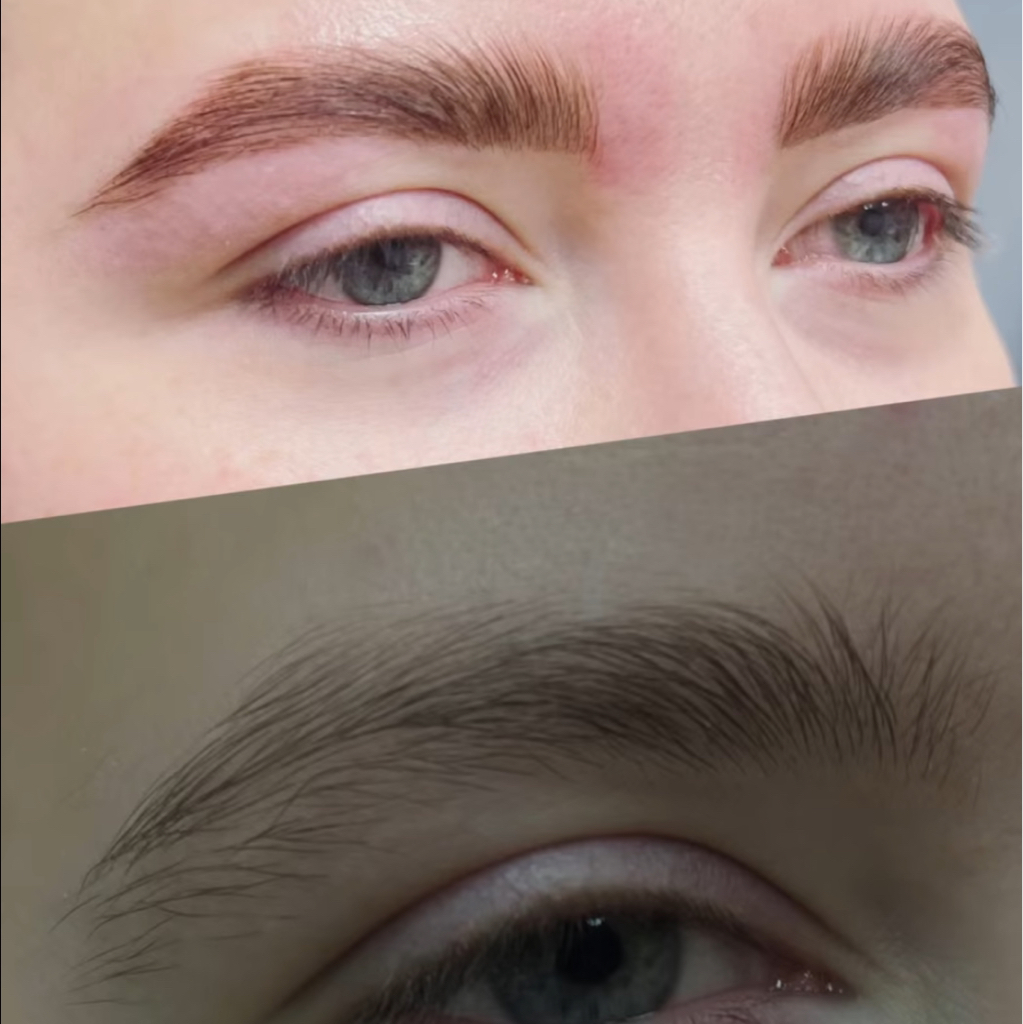 Окрашивание бровей/воск