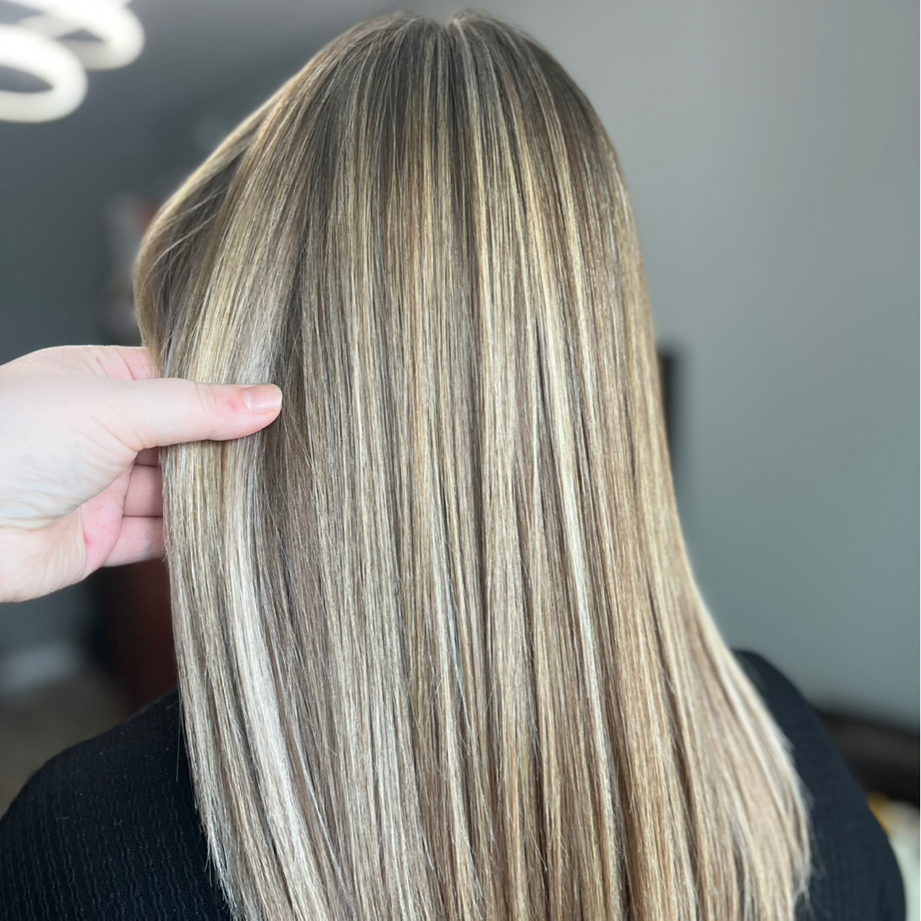 Мелирование длина волос до лопаток