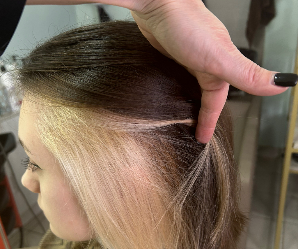 Цветное окрашевание контуринг