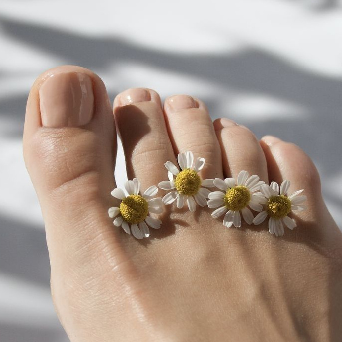 Лазерная эпиляция женская: фаланги пальцев ног