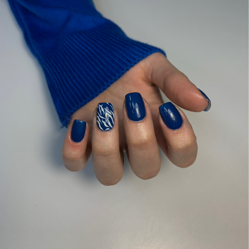 Комбинированный маникюр+покрытие