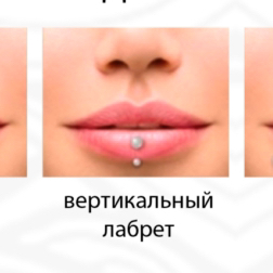 Вертикальный лабрет