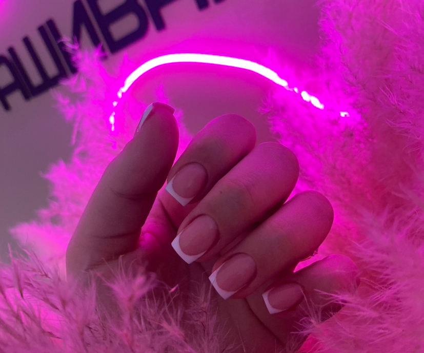 Маникюр с покрытием гель-лак/ коррекция + укрепление