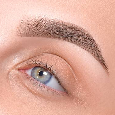 Коррекция бровей + окрашивание