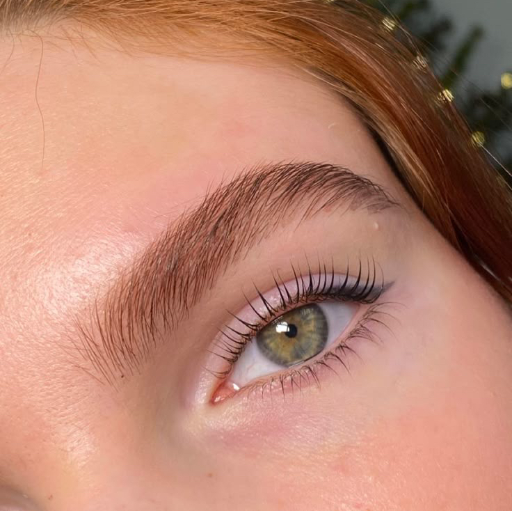 (2) Ламинирование ресниц + оформление и окрашивание бровей