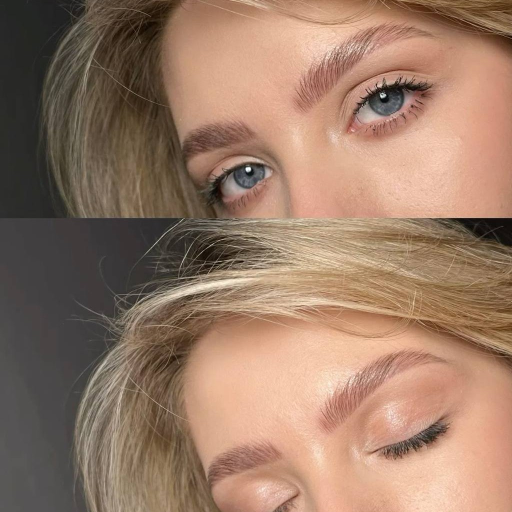 Окрашивание бровей