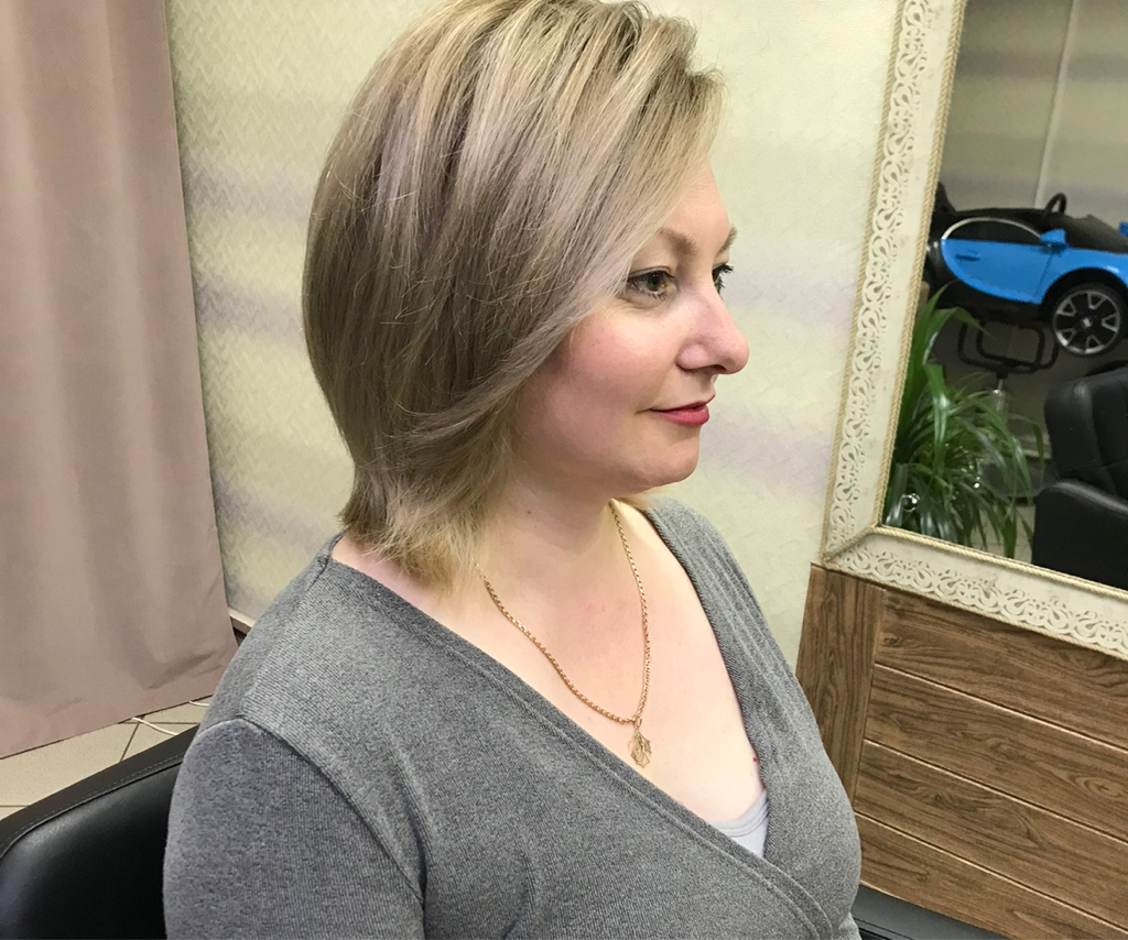 Сложное окрашивание + стрижка