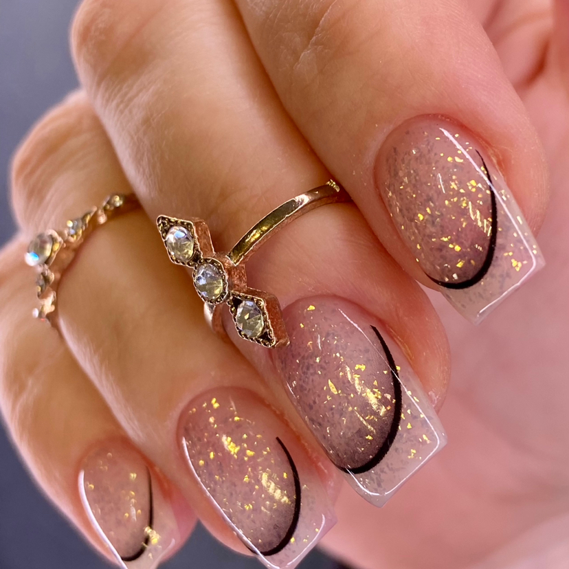 Маникюр гель лак ( снятие, укрепление всех ногтей, ремонты, донаращивание, достраивание четкого квадрата )