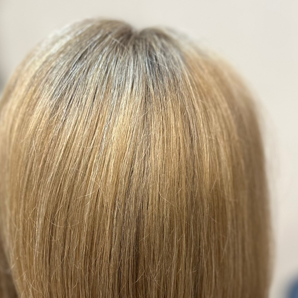 Коррекция корня в технике мелирование