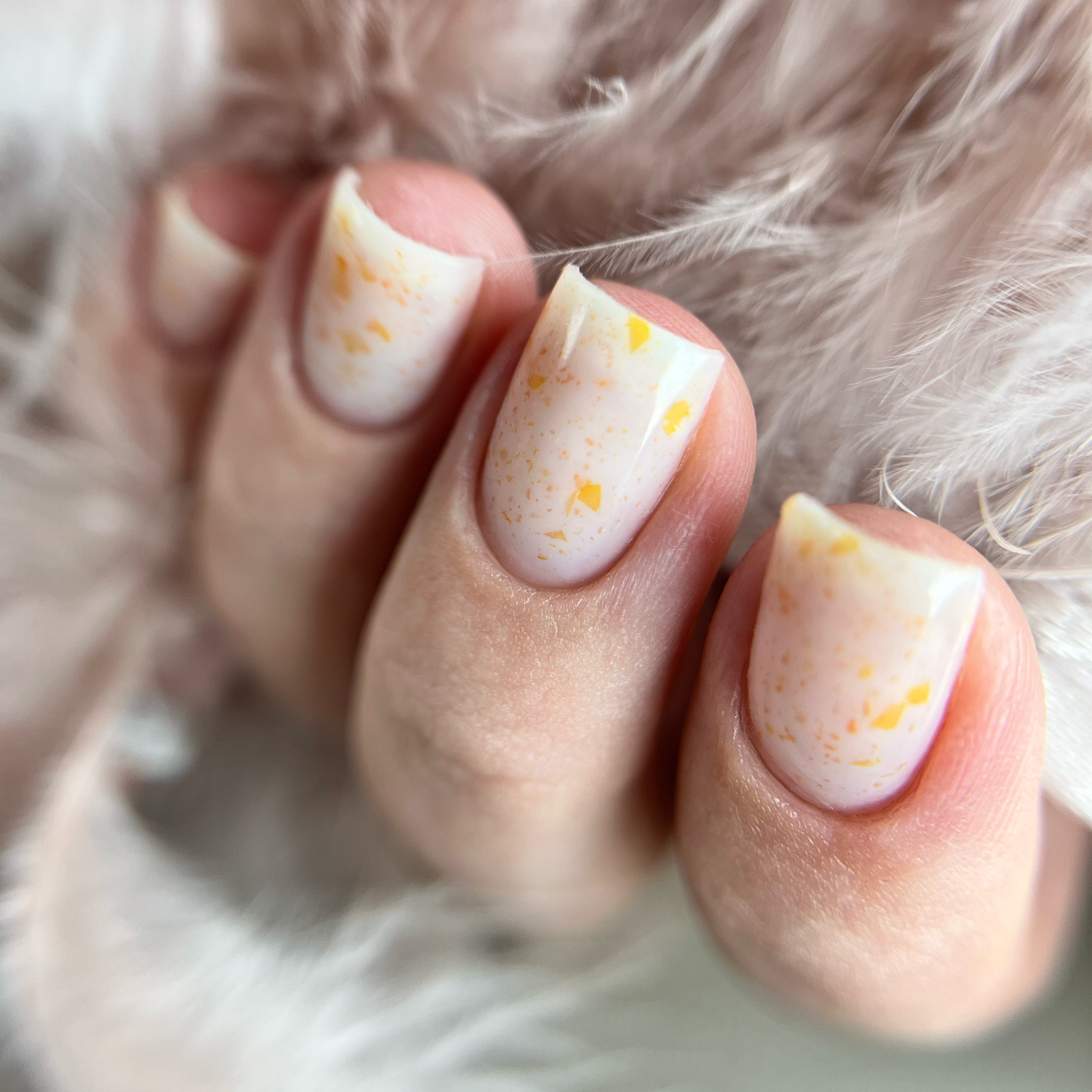 Маникюр с укреплением гелем, коррекцией архитектуры и покрытием гель-лак