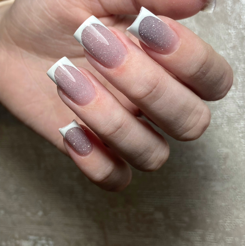 Маникюр с покрытием + френч