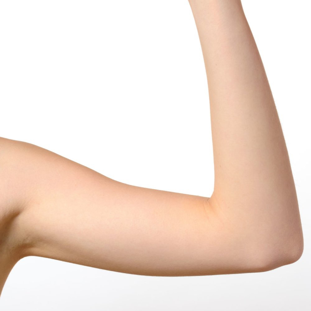 Лазер руки выше локтя