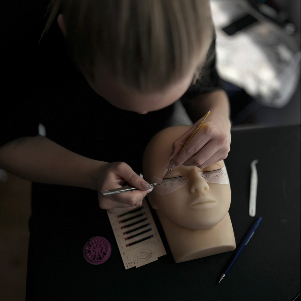 Обучение наращиванию ресниц Классика +обьемы