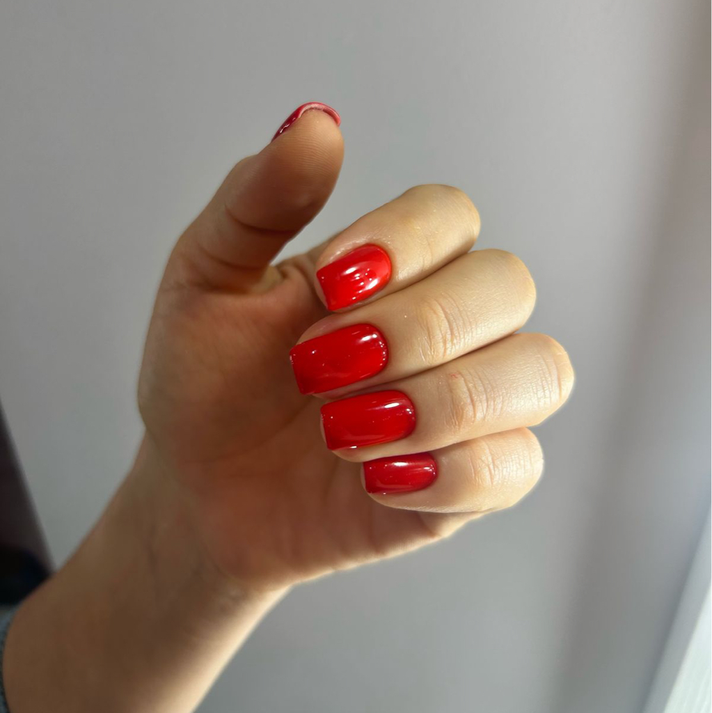 снятие твёрдого геля (нарощенных ногтей) без дальнейшего покрытия