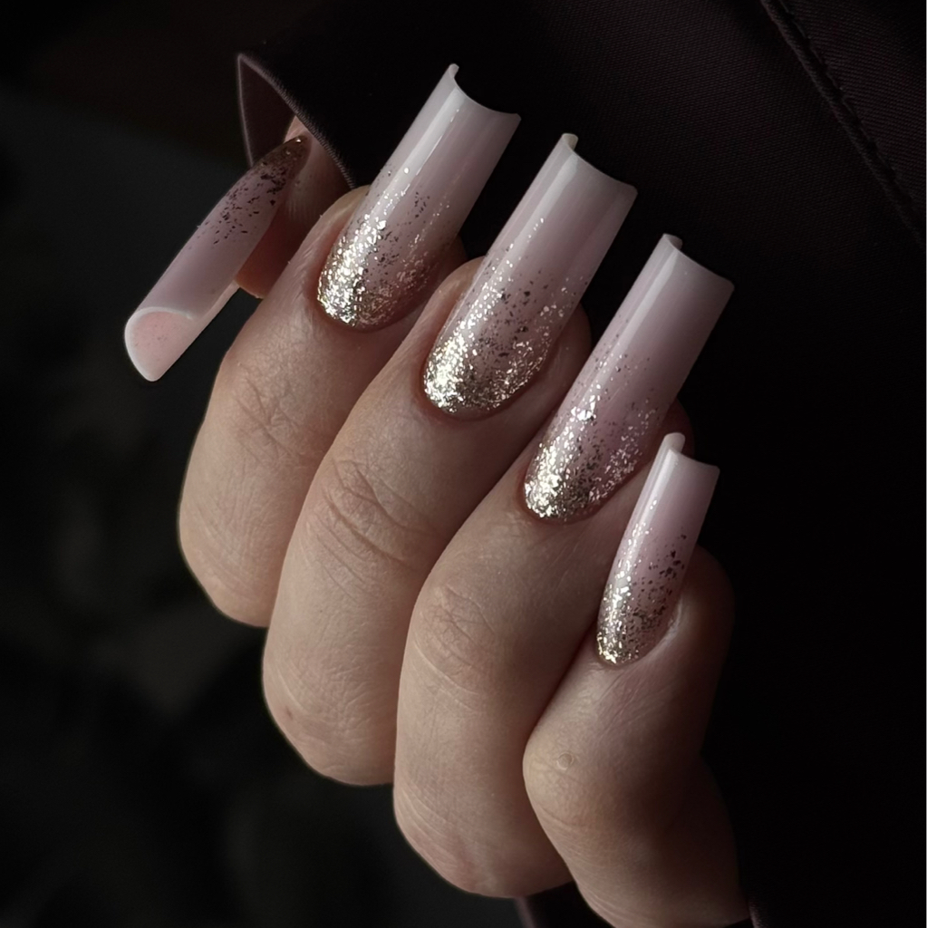 НАРАЩИВАНИЕ/КОРРЕКЦИЯ С ОПИЛОМ ИЛИ ВЕРХНИМИ ФОРМАМИ длинных ногтей