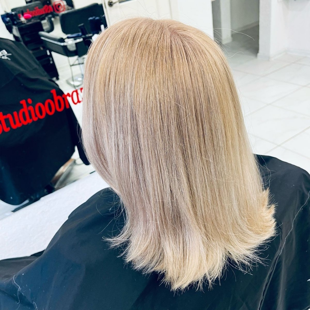 Обесцвечивание +тонирование