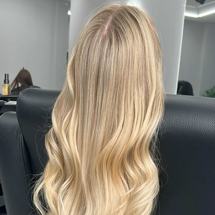 сложное окрашивание очень длинный волос