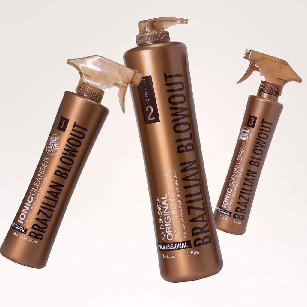 разглаживание средний волос