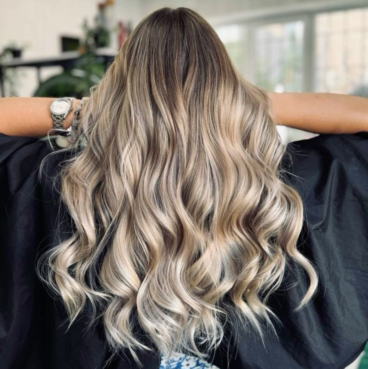 укладка локоны