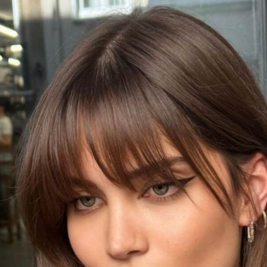 стрижка челки