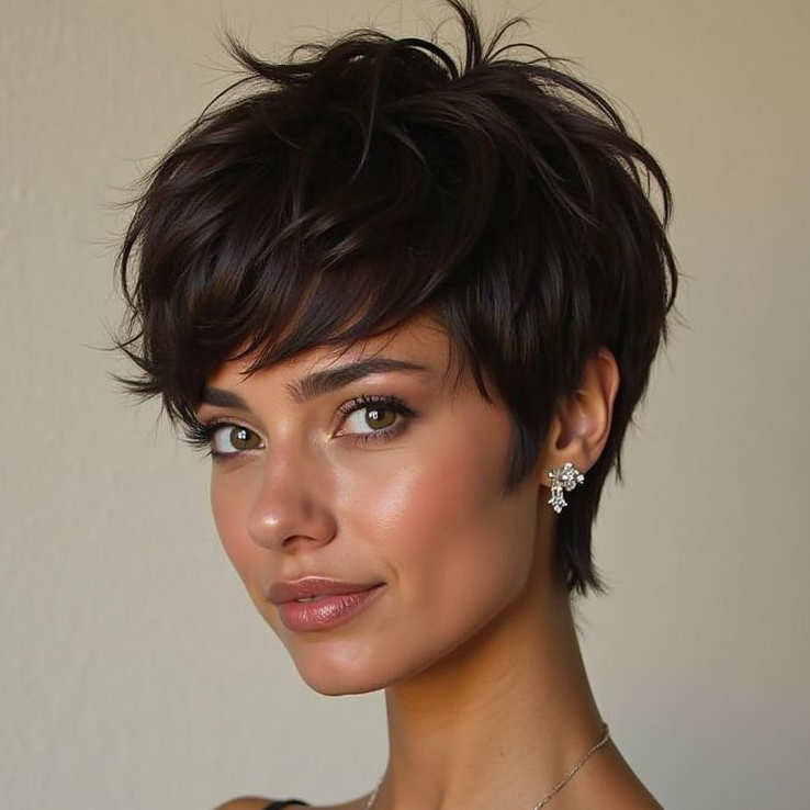 окрашивание  один тон короткий волос