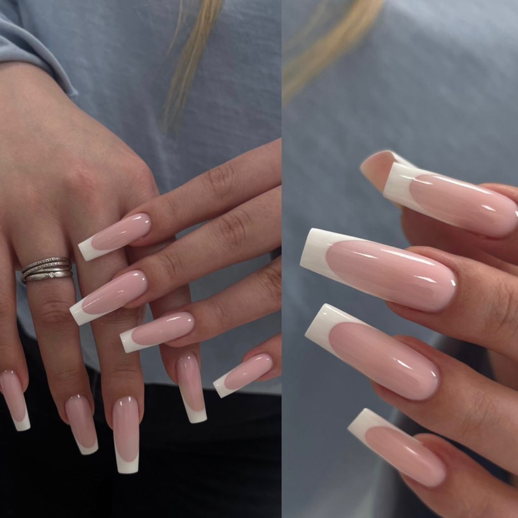 Маникюр покрытие гель лак (длинные ногти)