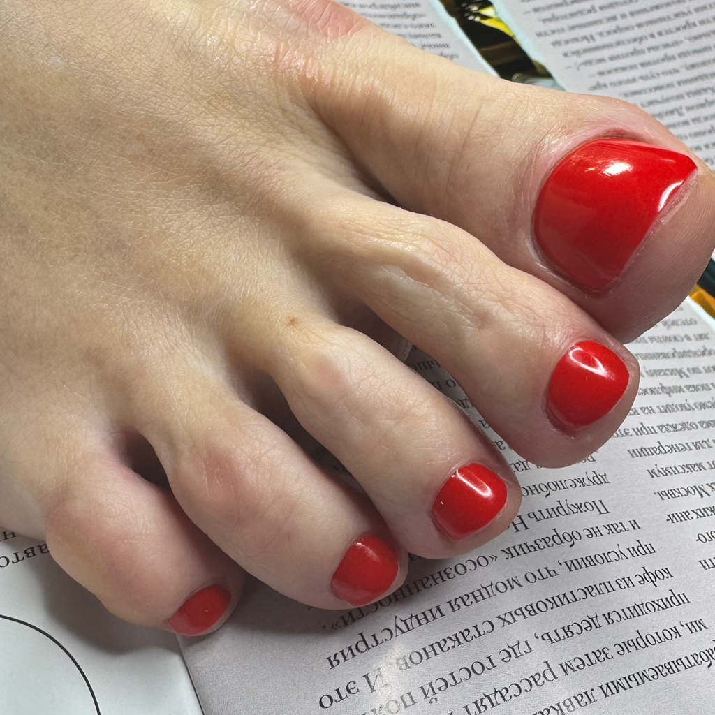 Обработка пальчиков с покрытием гель-лак