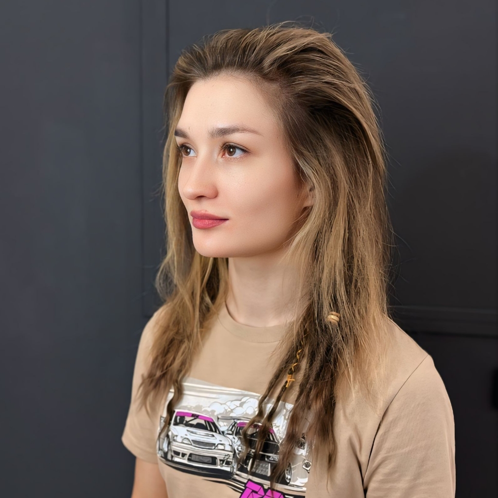 Натуральные дреды на затылке