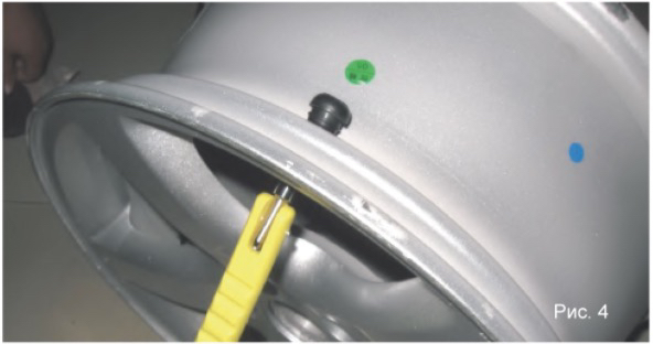 Замена вентелей ( сосок ) 4 штуки