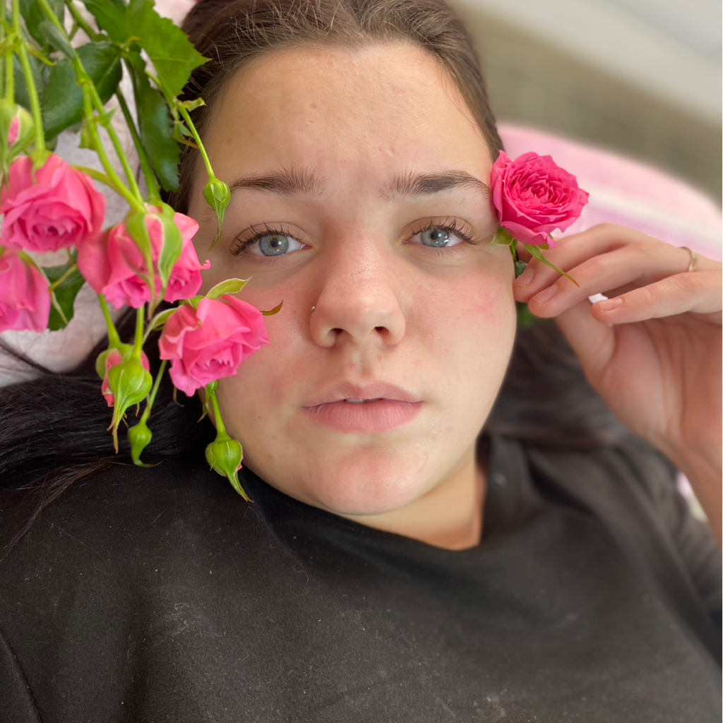 Наращивание ресниц классика +брови