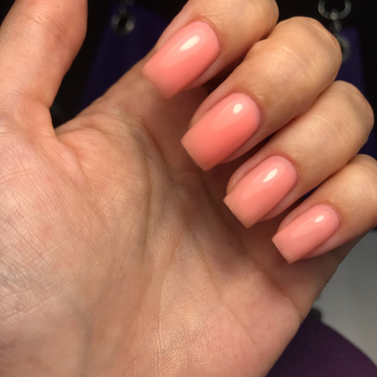 Гигиенический комбинированный маникюр + покрытие камуфлирующим  гелем(нюд) без дизайна , мастер Марина
