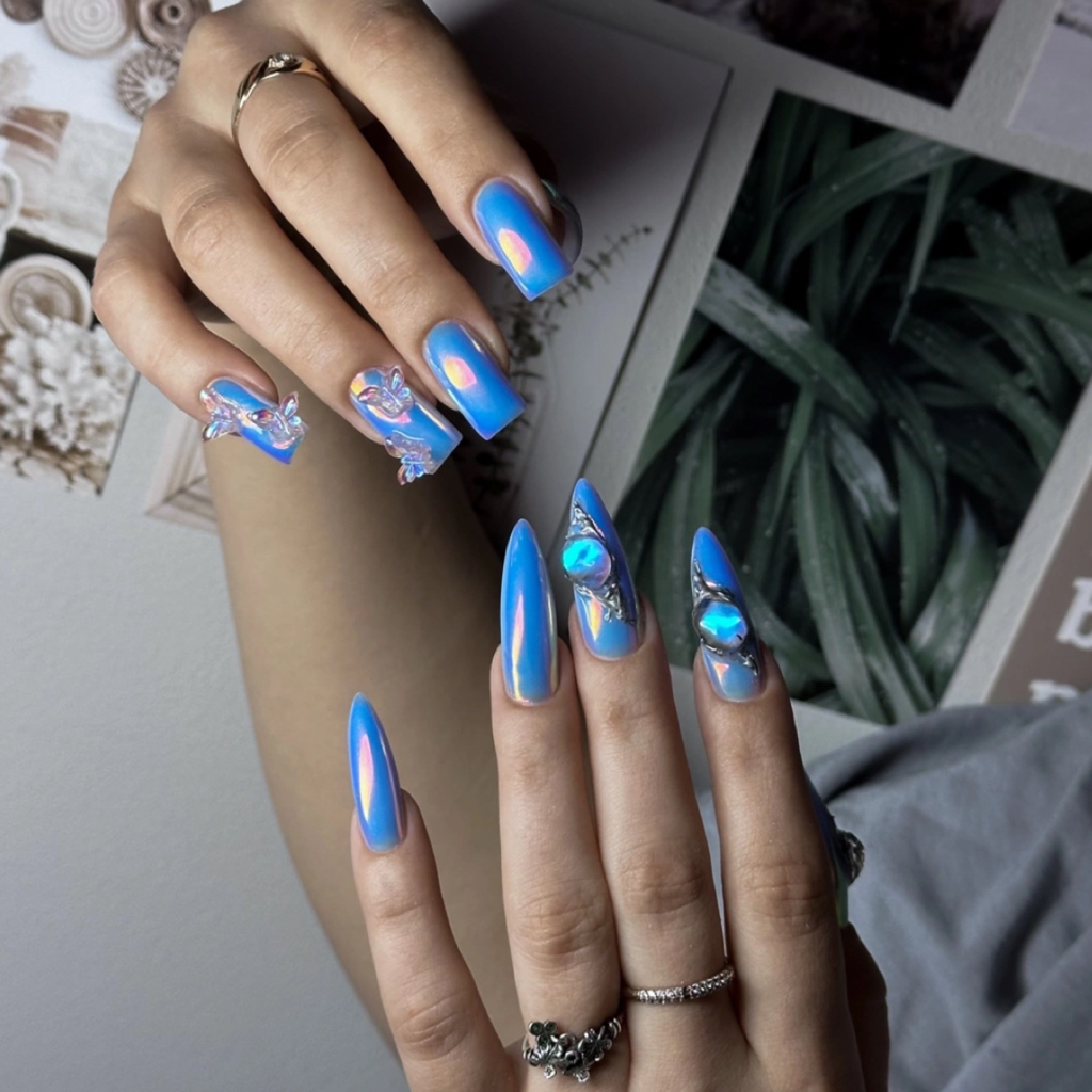 Маникюр с покрытием + дизайн