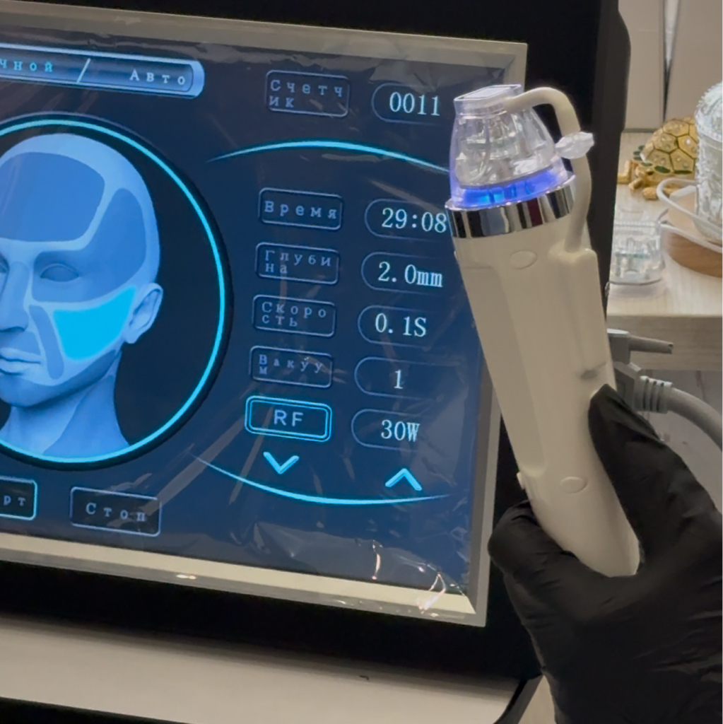 Микроигольчатый рф лифтинг зона декольте