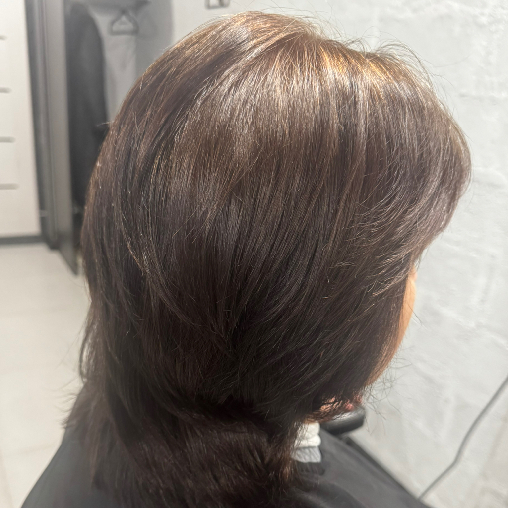 окрашивание корней средняя длинна