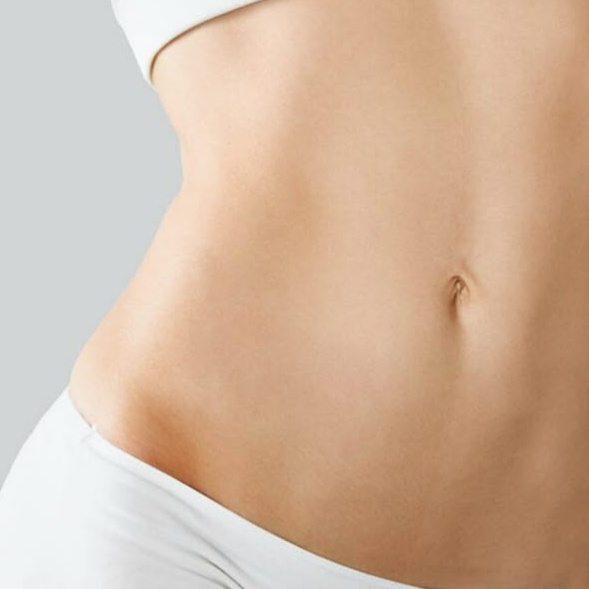 Линия на животе воск