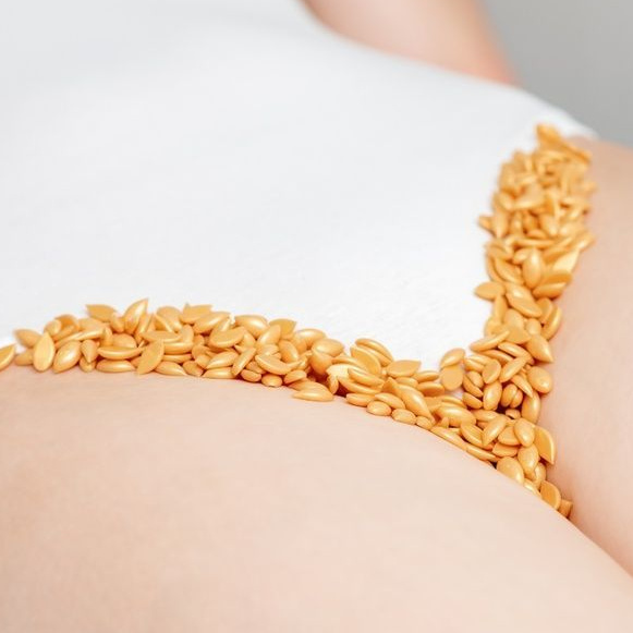 Среднее бикини воск