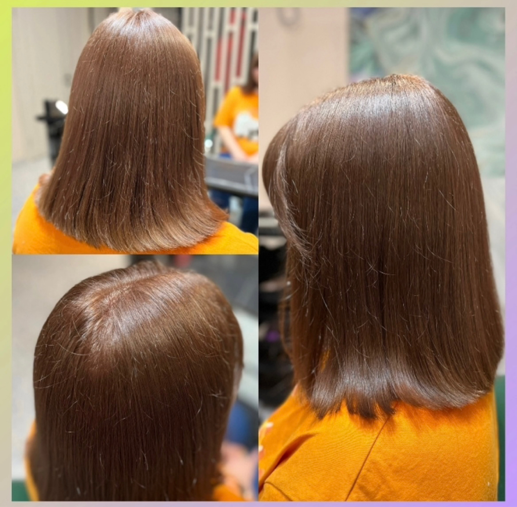 Окрашивание полное, тонирование + стрижка