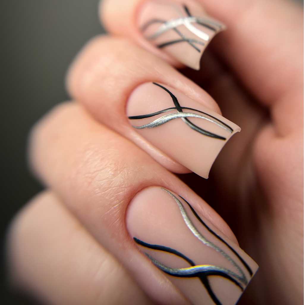 Маникюр с укреплением твердым гелем + покрытие