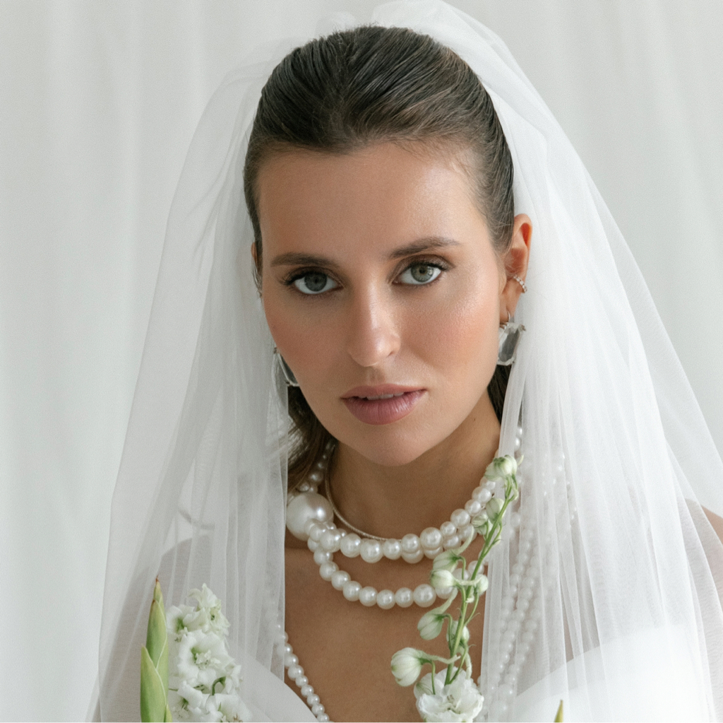 Свадебный образ (макияж + прическа + выезд). Применяем уникальный алгоритм работы с невестой.