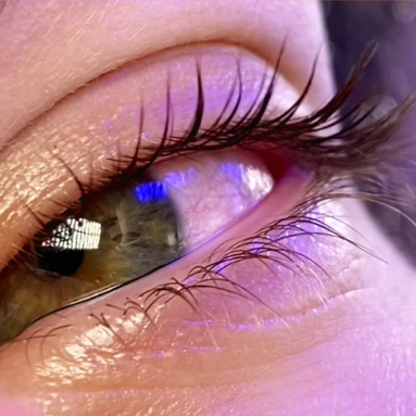 лами-терапия верхних ресниц + окрашивание + уход