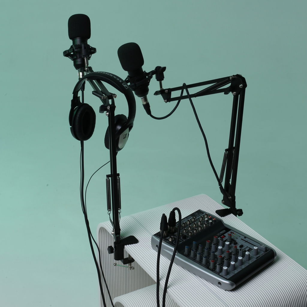Микрофоны, микшер