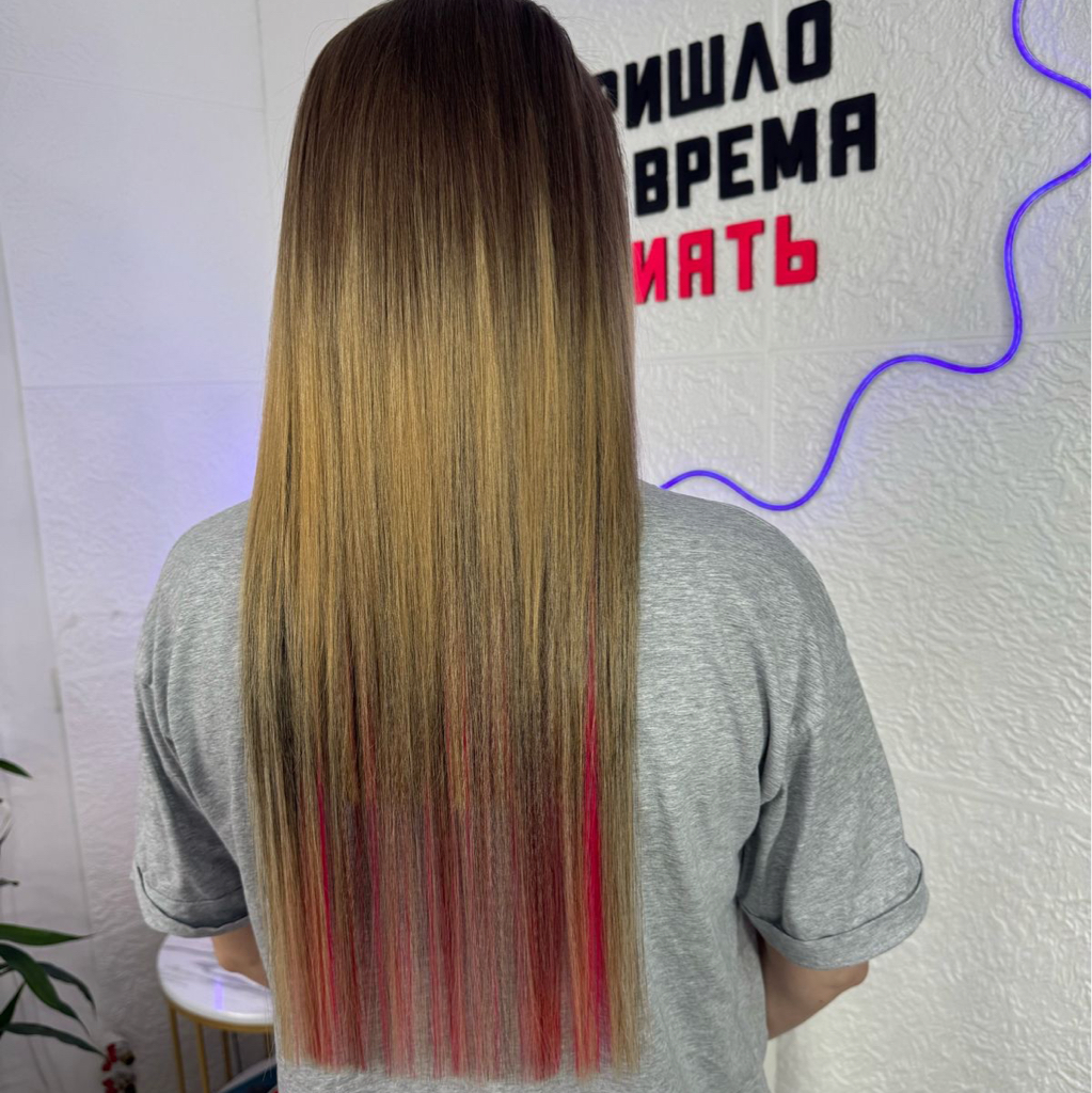 Холодное наращивание - микрокосы (1 ряд). ⏰ Время плетения 1-1,5 часа🫰 Стоимость 2.500₽✨Срок носки 1-2 месяца ❗️Важно: выпрямлять при 🌡️ 160-180