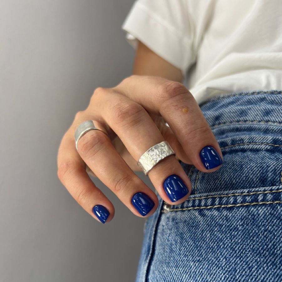 Маникюр с покрытием (укрепление)