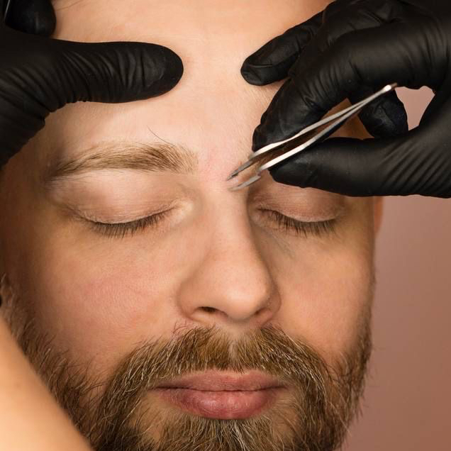 Моделирование мужских бровей